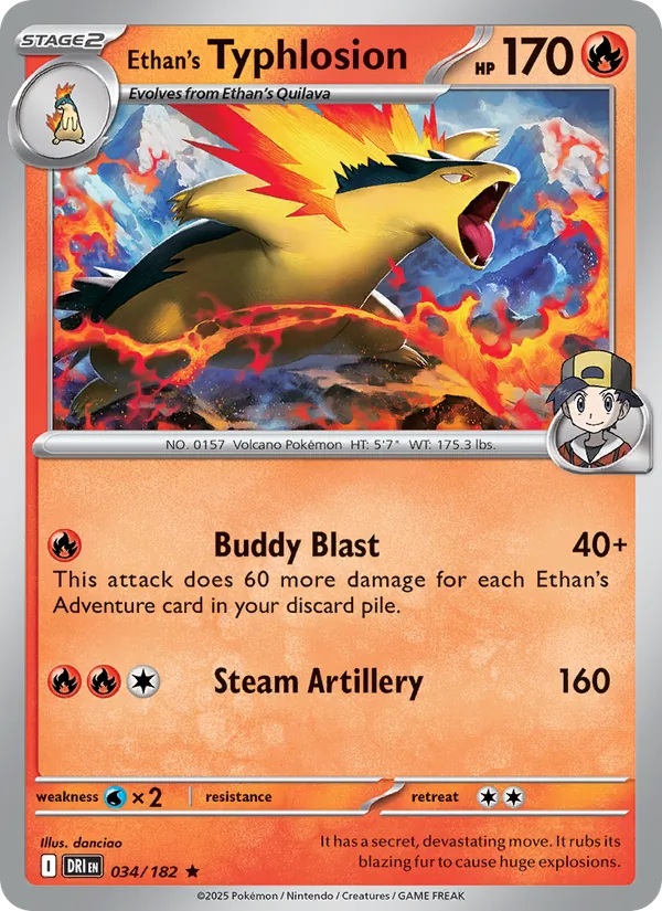 Ethan's Typhlosion #034/182