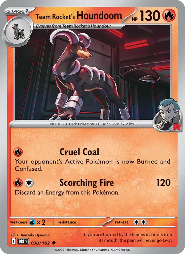 Team Rocket's Houndoom #038/182