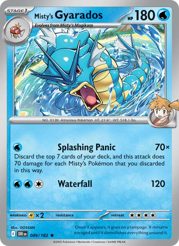 Misty's Gyarados #049/182