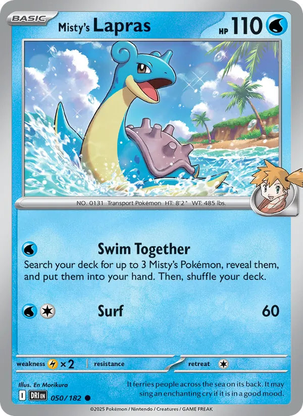 Misty's Lapras #050/182