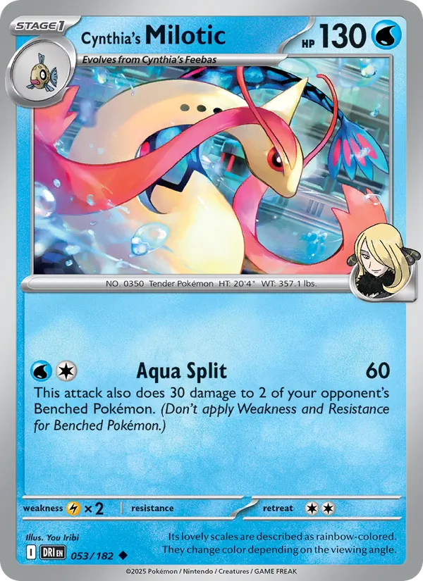 Cynthia's Milotic #053/182