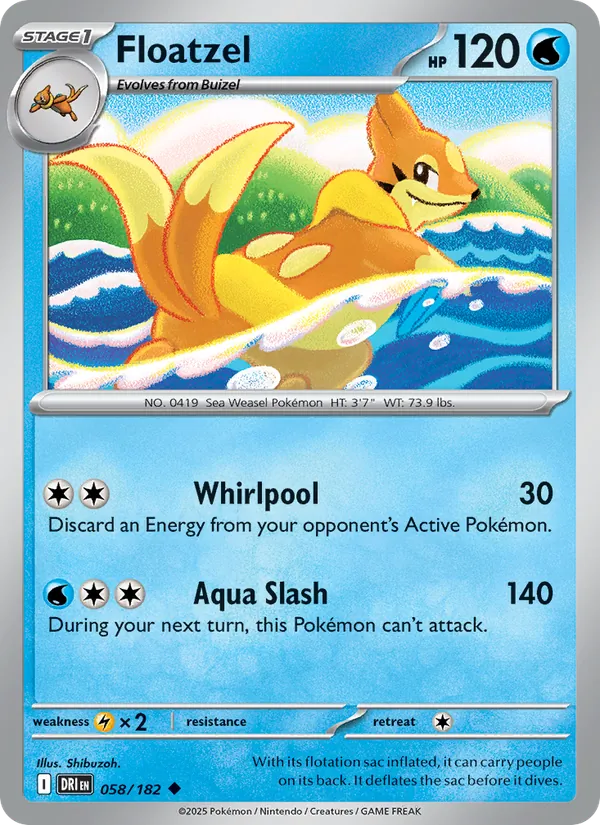 Floatzel #058/182
