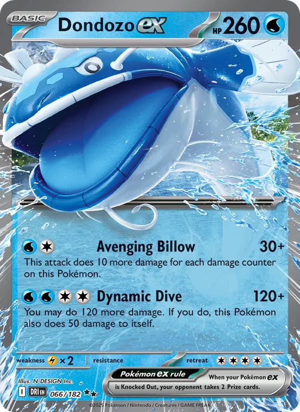 Dondozo ex #066/182
