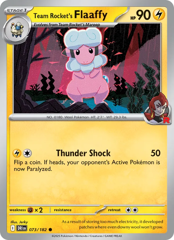 Team Rocket's Flaaffy #073/182
