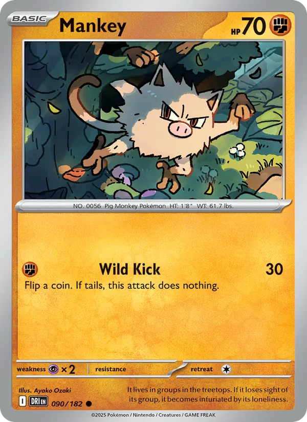 Mankey #090/182