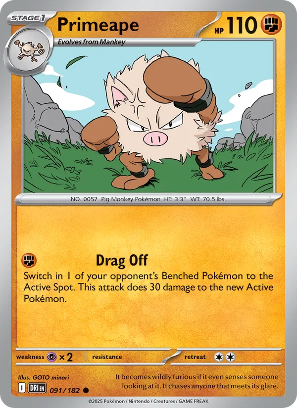 Primeape #091/182