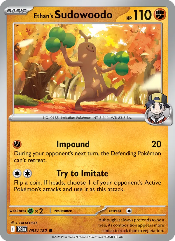 Ethan's Sudowoodo #093/182
