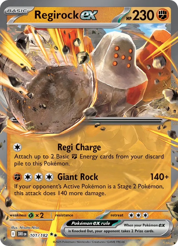 Regirock ex #101/182