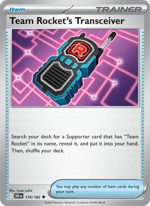 Team Rocket's Transceiver #178/182