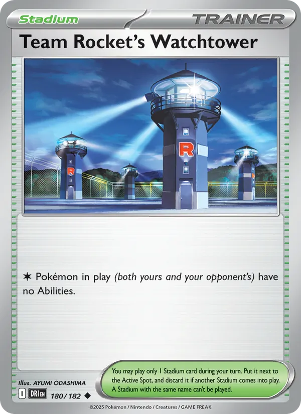 Team Rocket's Watchtower #180/182
