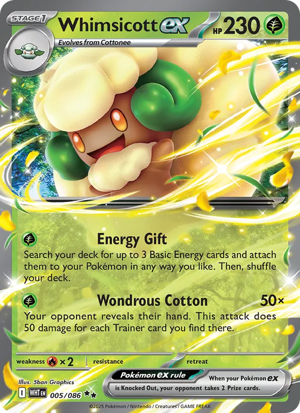 Whimsicott ex #005/86