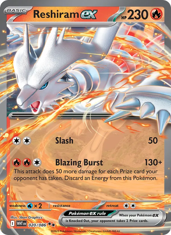 Reshiram ex #020/86