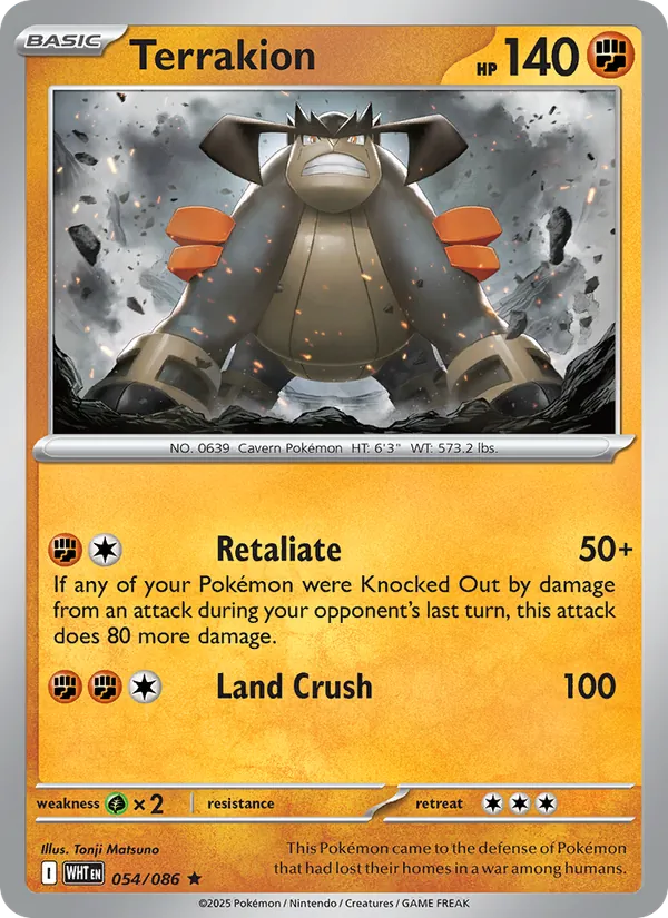 Terrakion #054/86