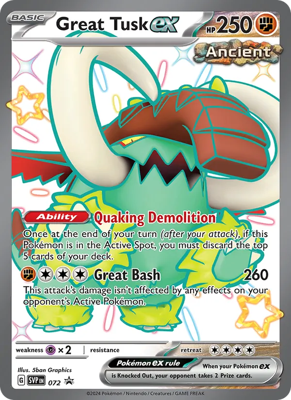 Great Tusk ex #072/225