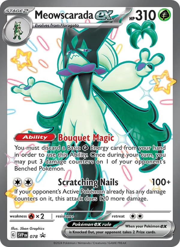 Meowscarada ex #078/225