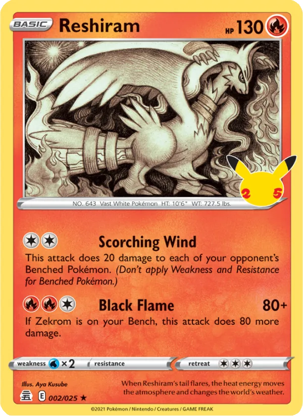 Reshiram #2/25