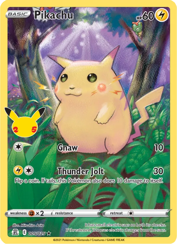 Pikachu #5/25