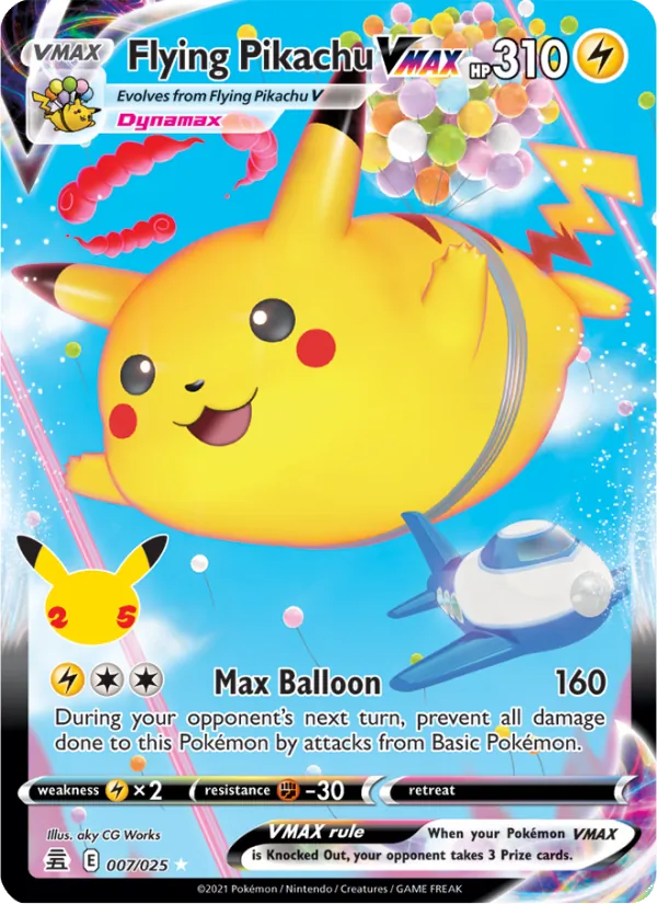 Flying Pikachu VMAX #7/25