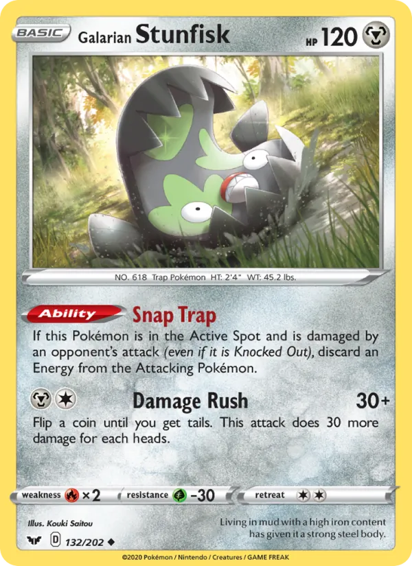 Galarian Stunfisk #132/202