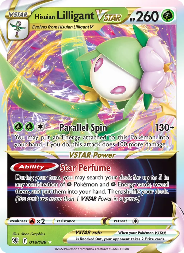 Hisuian Lilligant VSTAR #018/189