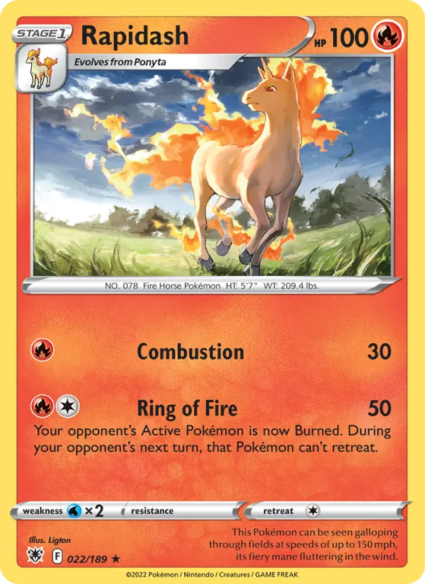 Rapidash #022/189