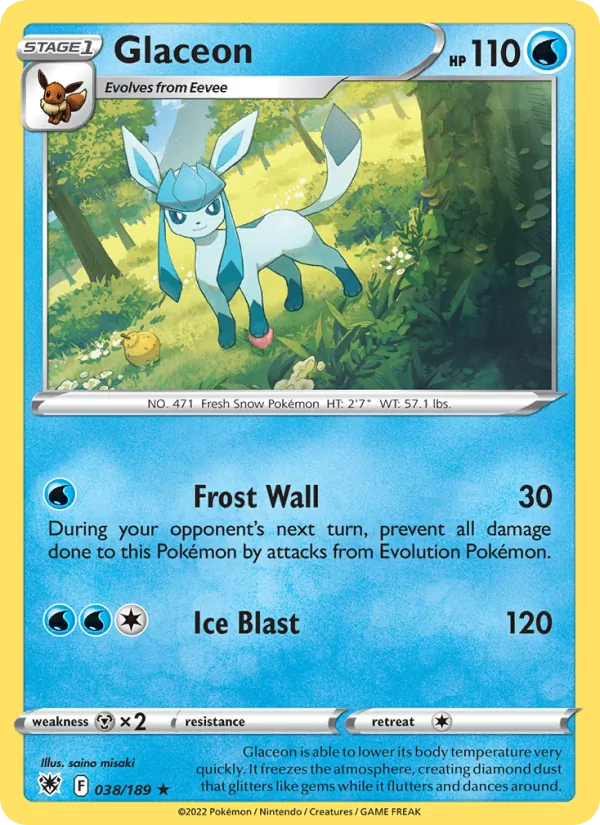 Glaceon #038/189