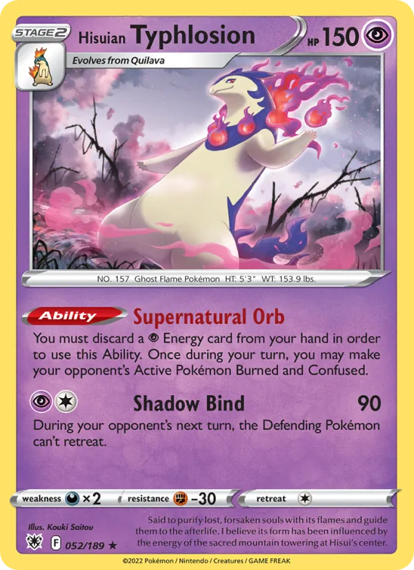 Hisuian Typhlosion #052/189