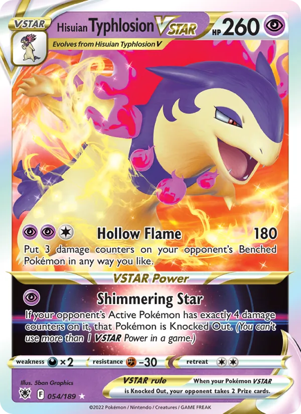 Hisuian Typhlosion VSTAR #054/189