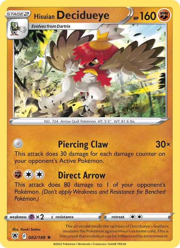 Hisuian Decidueye #082/189