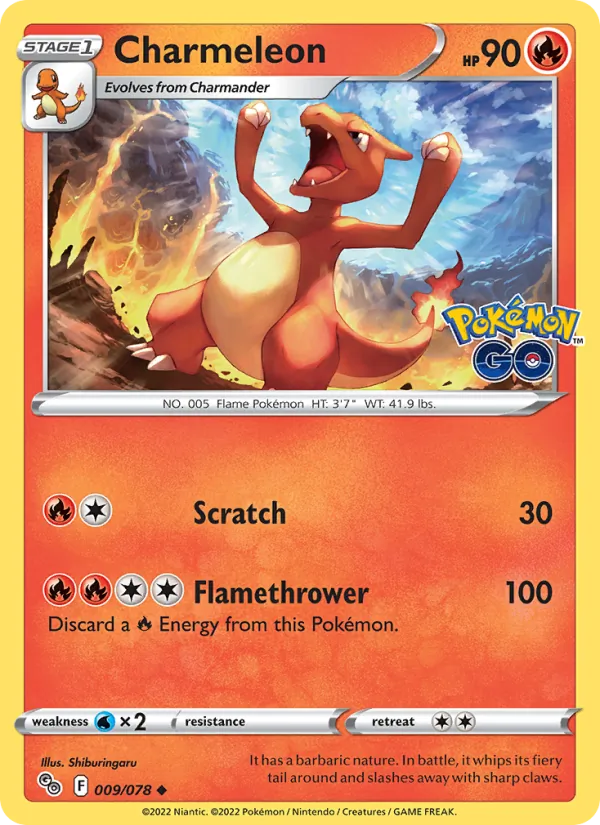 Charmeleon #009/78