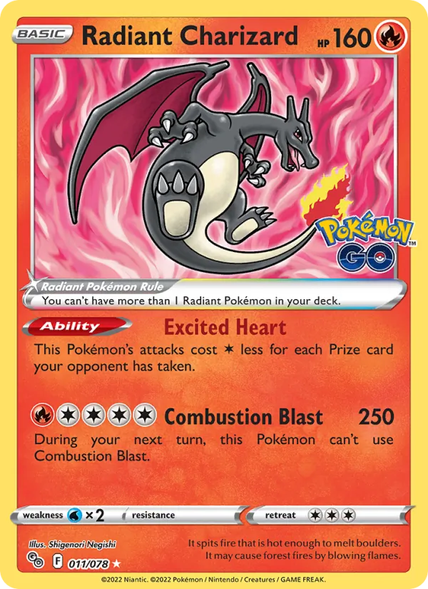 Radiant Charizard #011/78