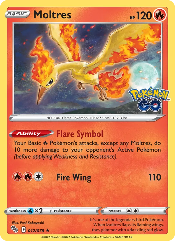 Moltres #012/78