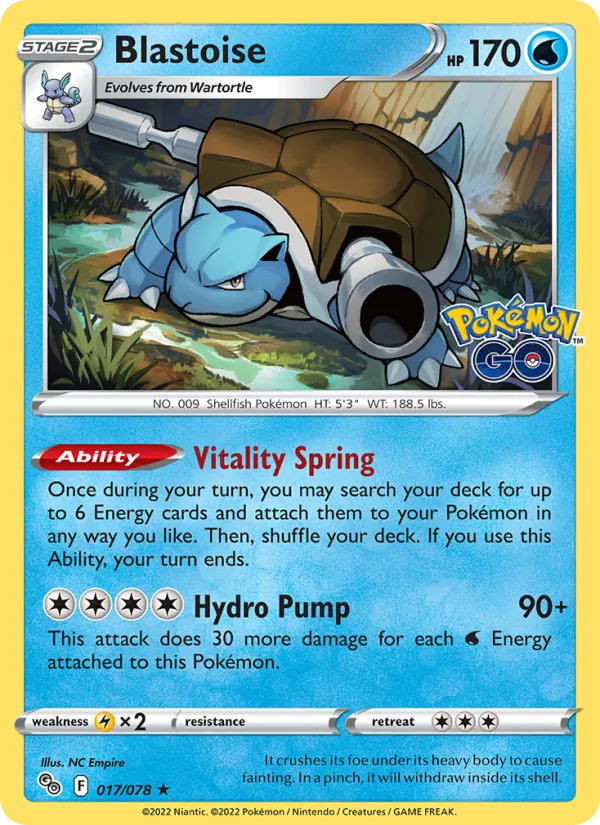 Blastoise #017/78
