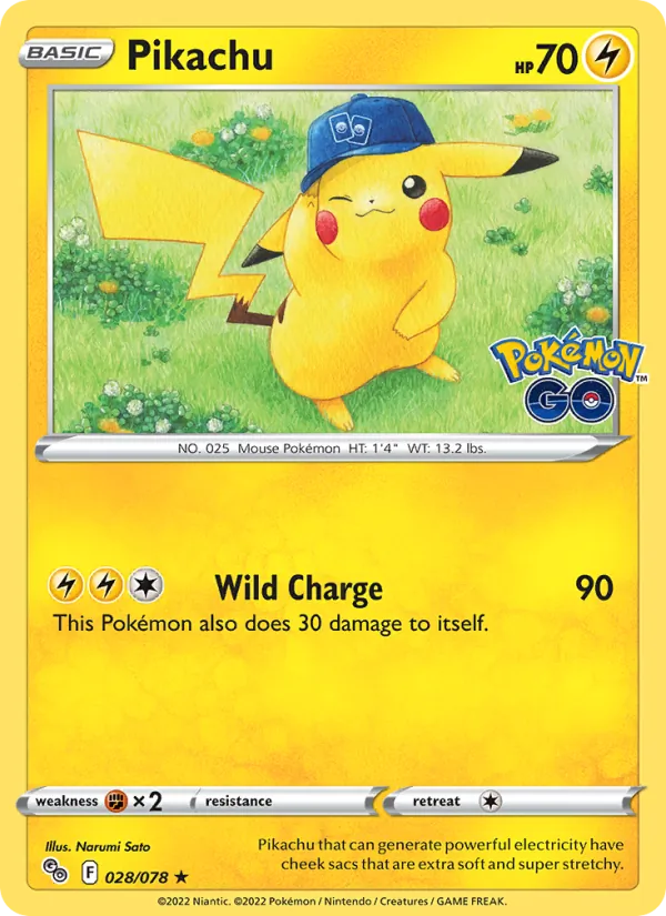 Pikachu #028/78