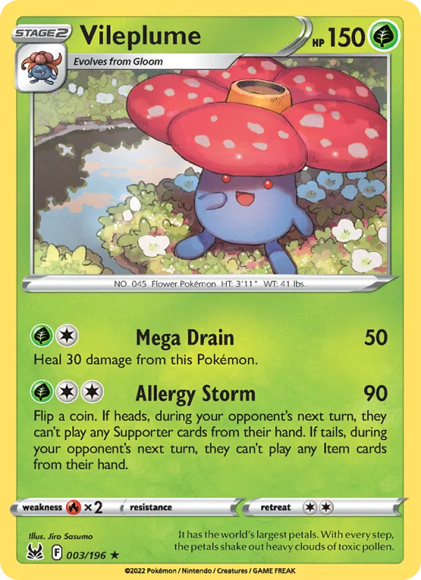 Vileplume #003/196