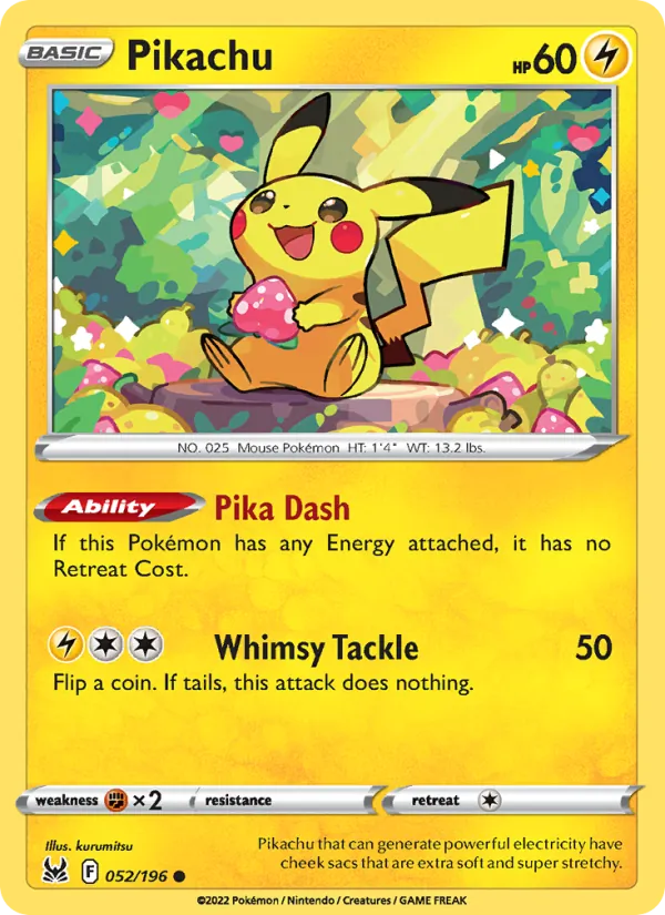 Pikachu #052/196