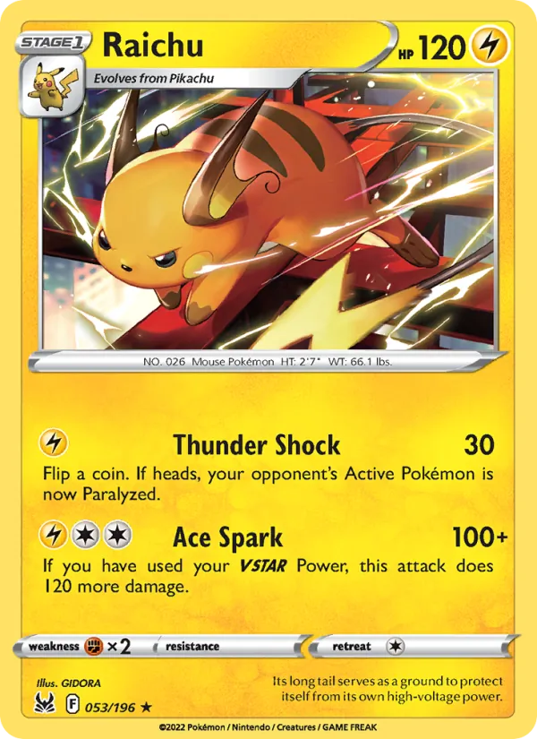 Raichu #053/196