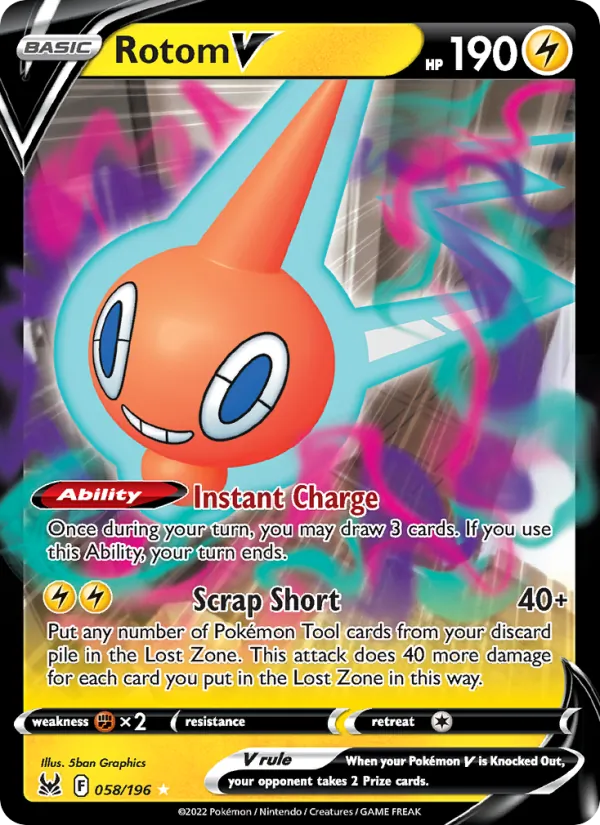 Rotom V #058/196