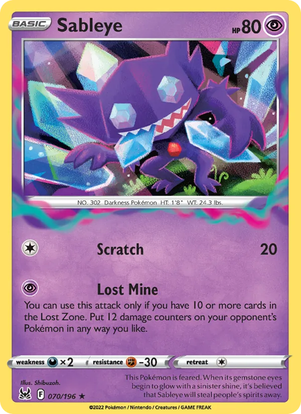 Sableye #070/196