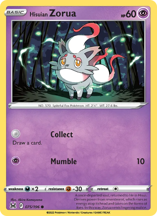 Hisuian Zorua #075/196