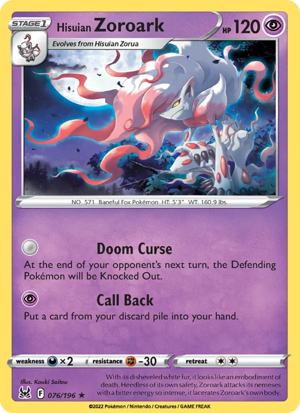 Hisuian Zoroark #076/196
