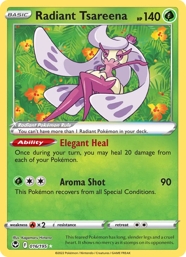 Radiant Tsareena #016/195