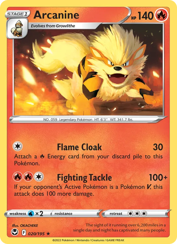 Arcanine #020/195