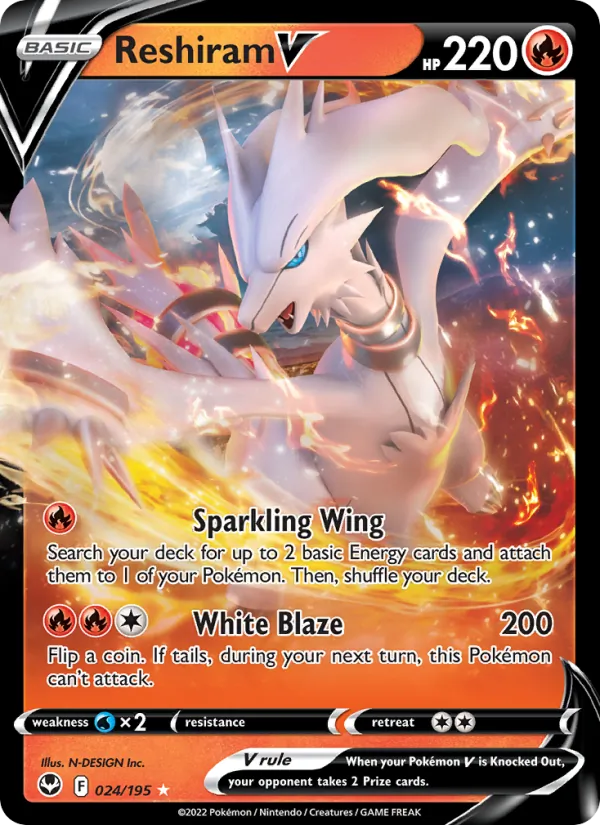 Reshiram V #024/195