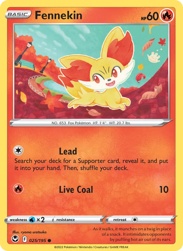 Fennekin #025/195