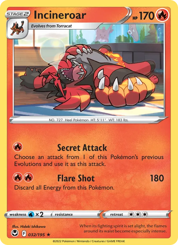 Incineroar #032/195
