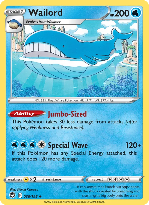 Wailord #038/195