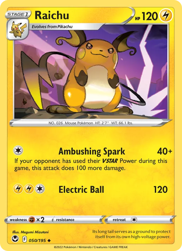 Raichu #050/195