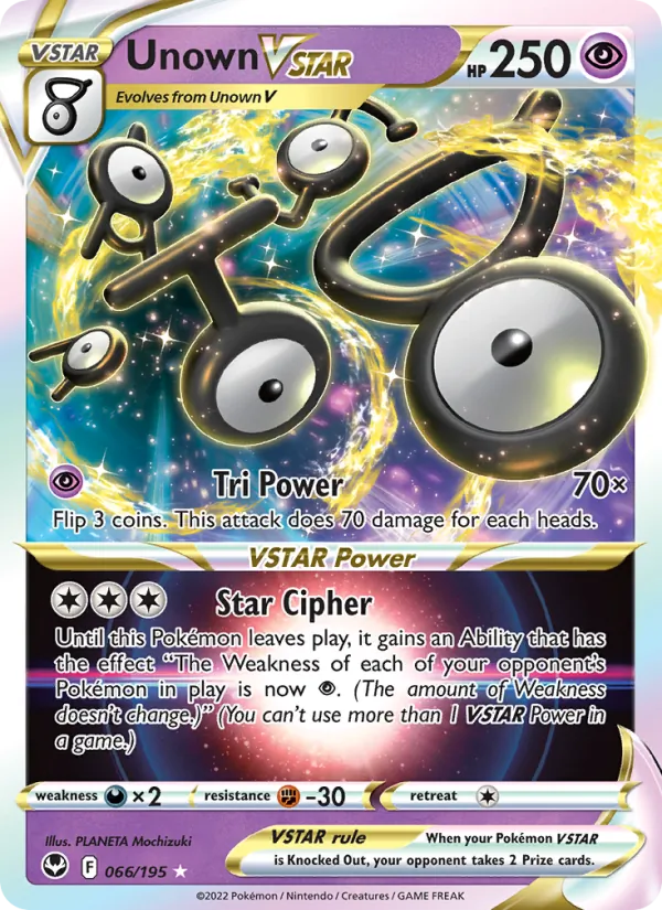 Unown VSTAR #066/195