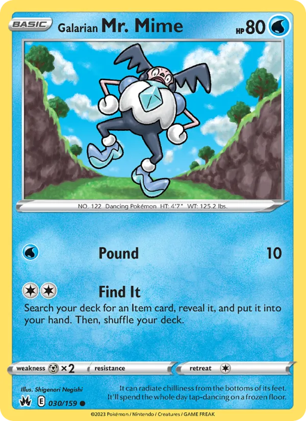 Galarian Mr. Mime #030/159